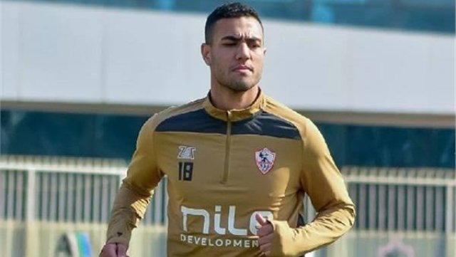 Mahmoud Gehad of Zamalek SC suffers injury