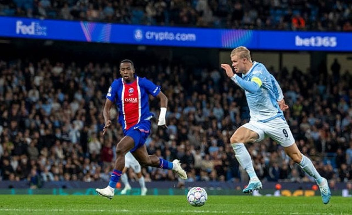 Haaland sets two records in the Champions League