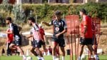 الأهلي ينهي مرانه استعداداً لمواجهة بادالونا الودية