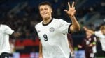 Trisolde between Italy and Germany: goal and captain's armband